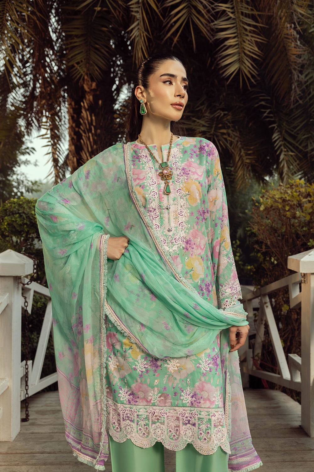 Lakhany 3pc Embroidered Suit
