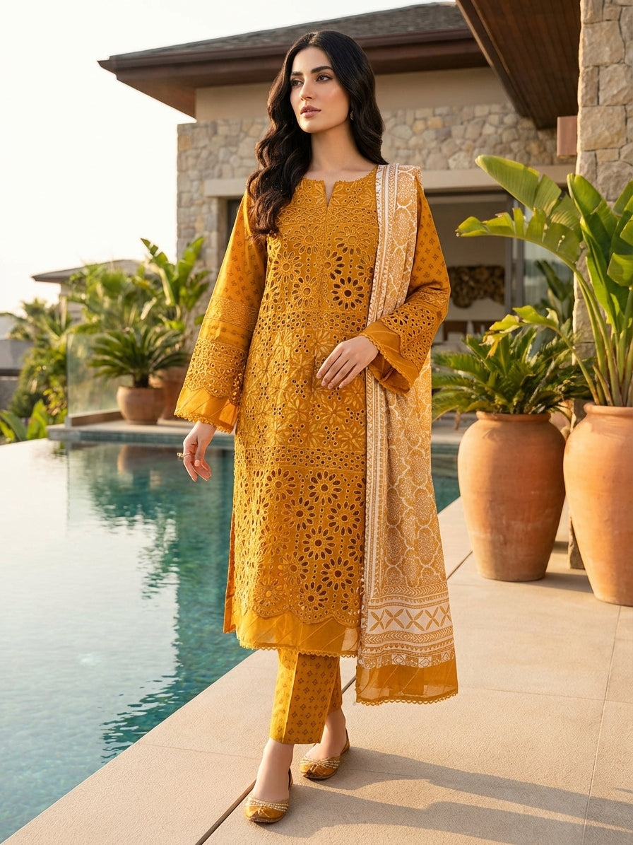 Luxury Embroidered Lawn Collection