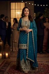 MADHURI DIXIT PARTY WEAR SUIT