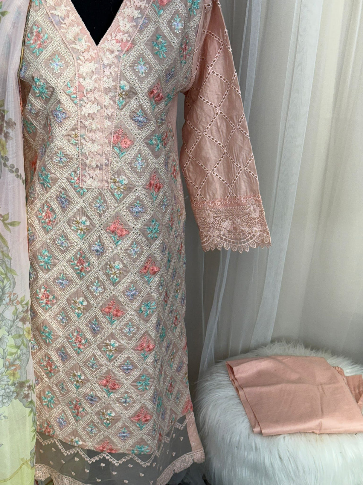 Luxury Embroidered Lawn Ready To Ship