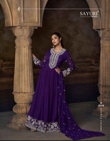 Sayuri Designer Saadgi Georgette Gown With Dupatta