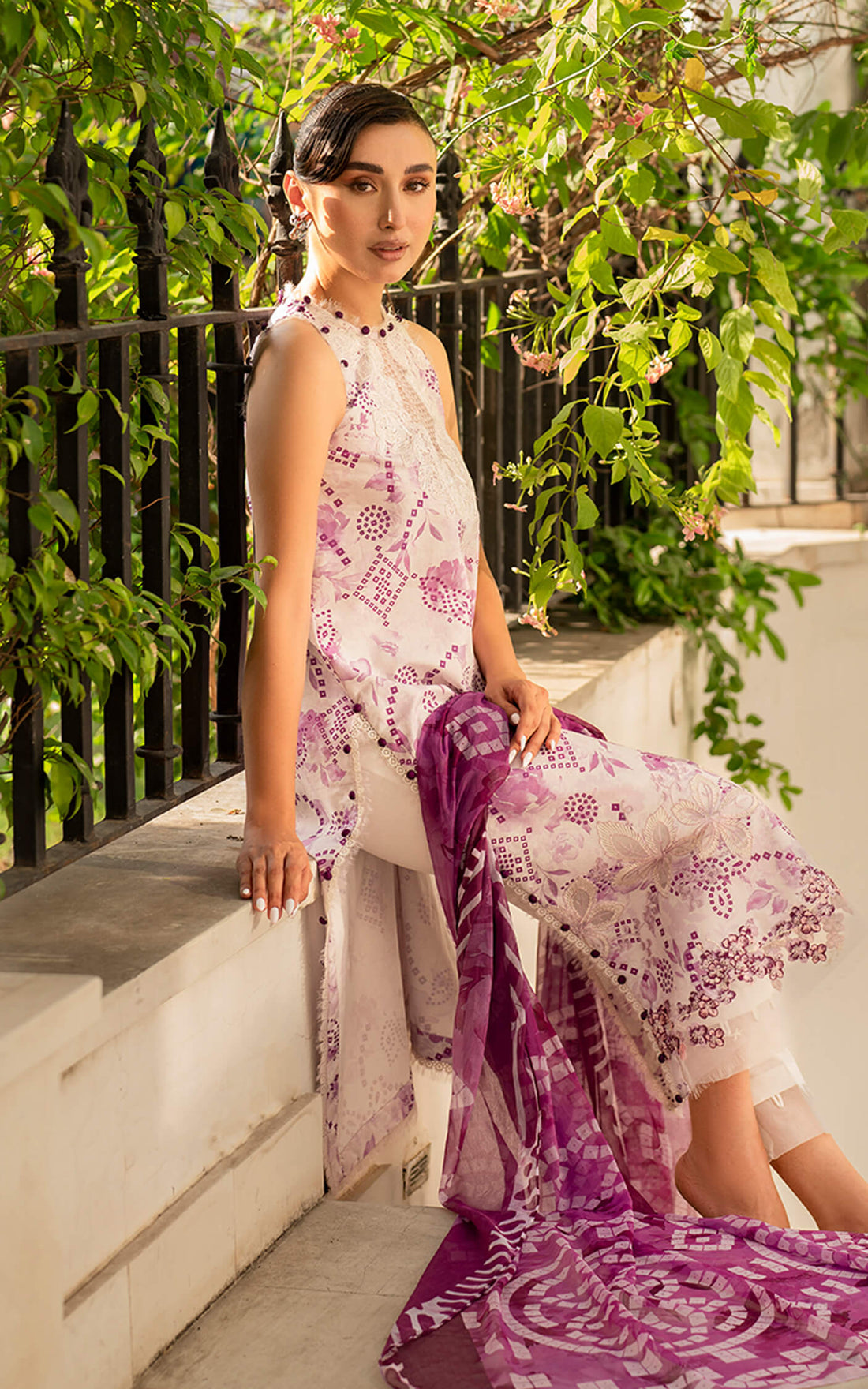 Asifa & Nabeel Premium Lawn  Suit
