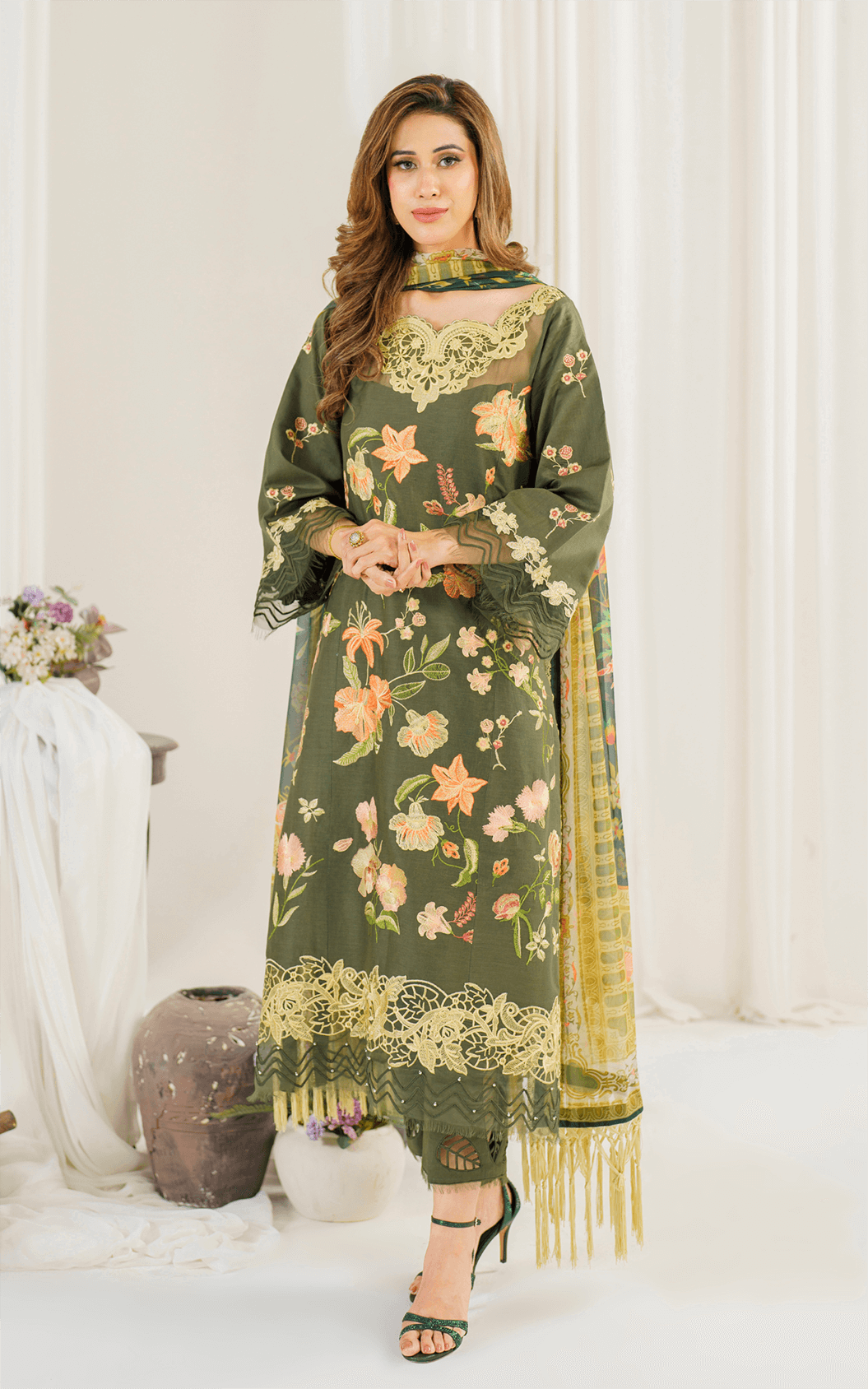 Pretty in Pink by Asifa & Nabeel Premium Lawn