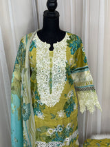 Luxury Embroidered Lawn Ready To Ship