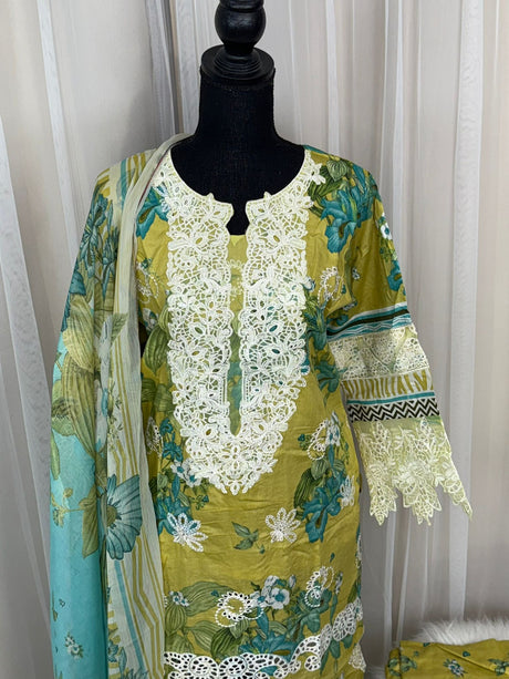 Luxury Embroidered Lawn Ready To Ship