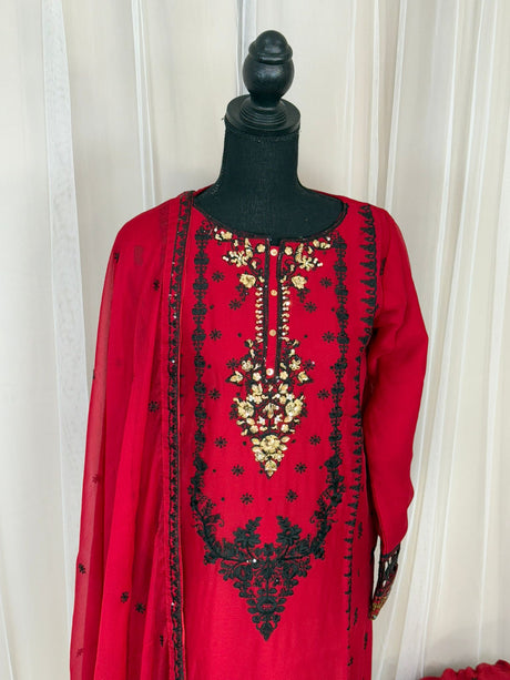 Luxury Embroidered Party wear Ready To Ship