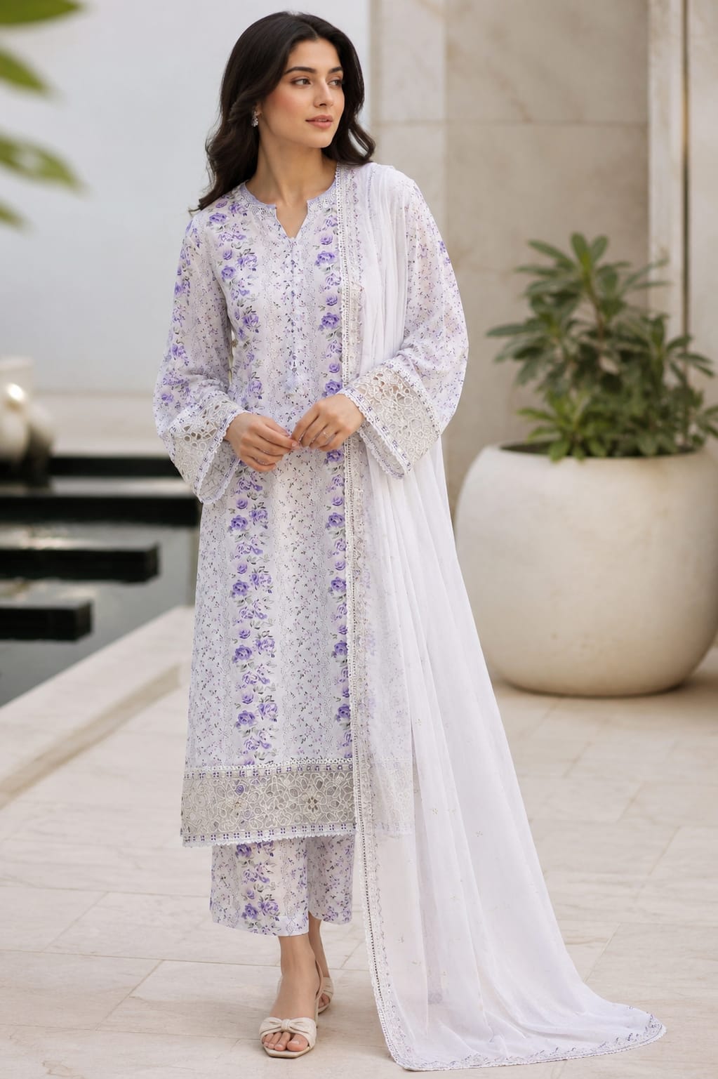 Sada Bahar Festive Embroidered Lawn
