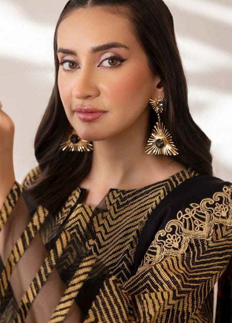 3-PC Luxury Lawn Suit By Charizma