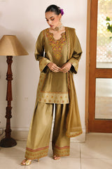 3-PC Embroidered Lawn Suit By Charizma