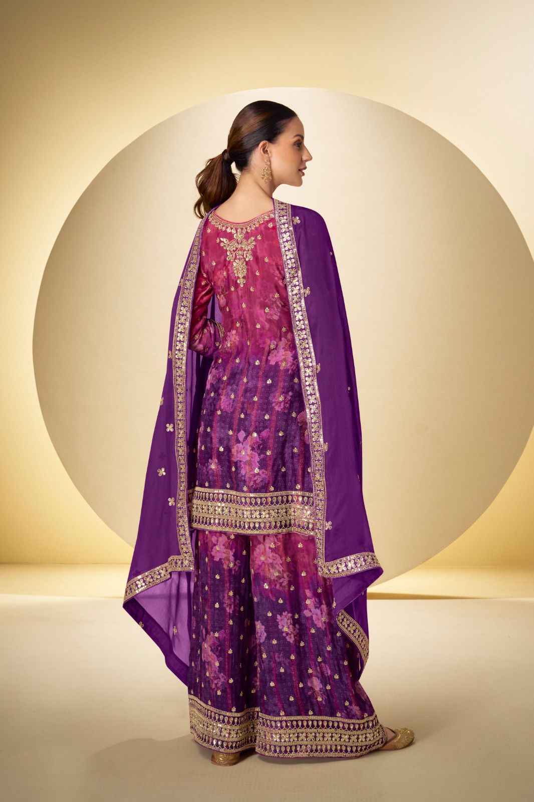 Gulkayra Designer Kanika Chinon Suit