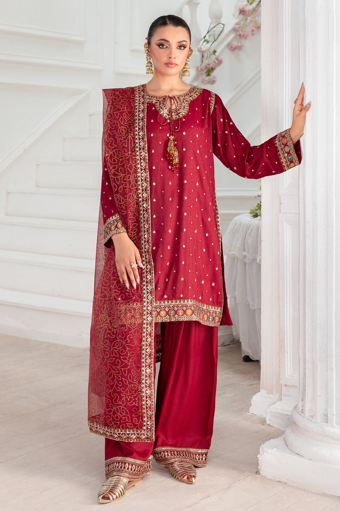 Charizma Luxury Embroidered Suit