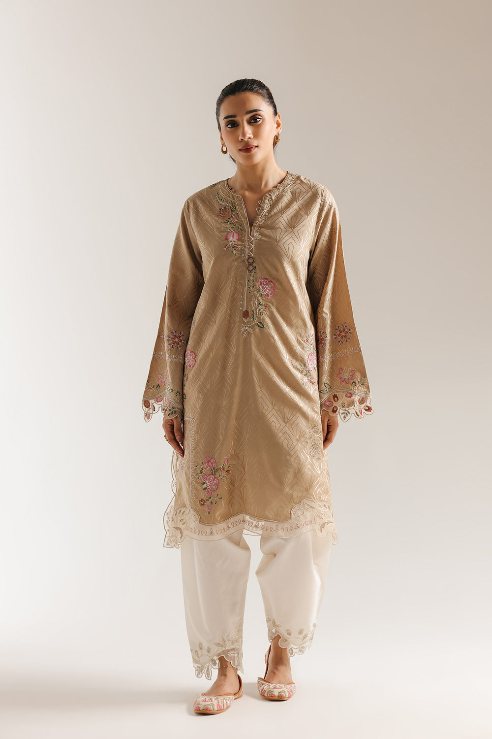 Ethnic Embroidered 2pc Suit