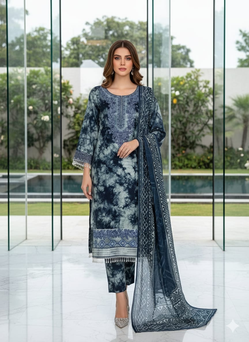 Luxury Embroidered Lawn Ready To Ship