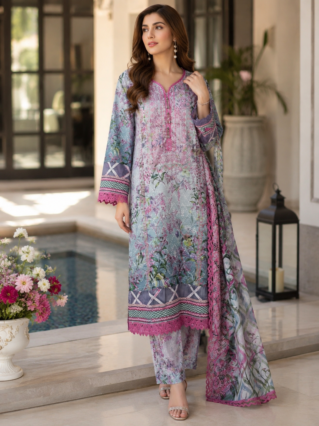 Gulljee Embroidered Luxury Lawn 4