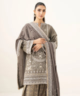 3 Piece - Embroidered Luxury Suit by Sapphire