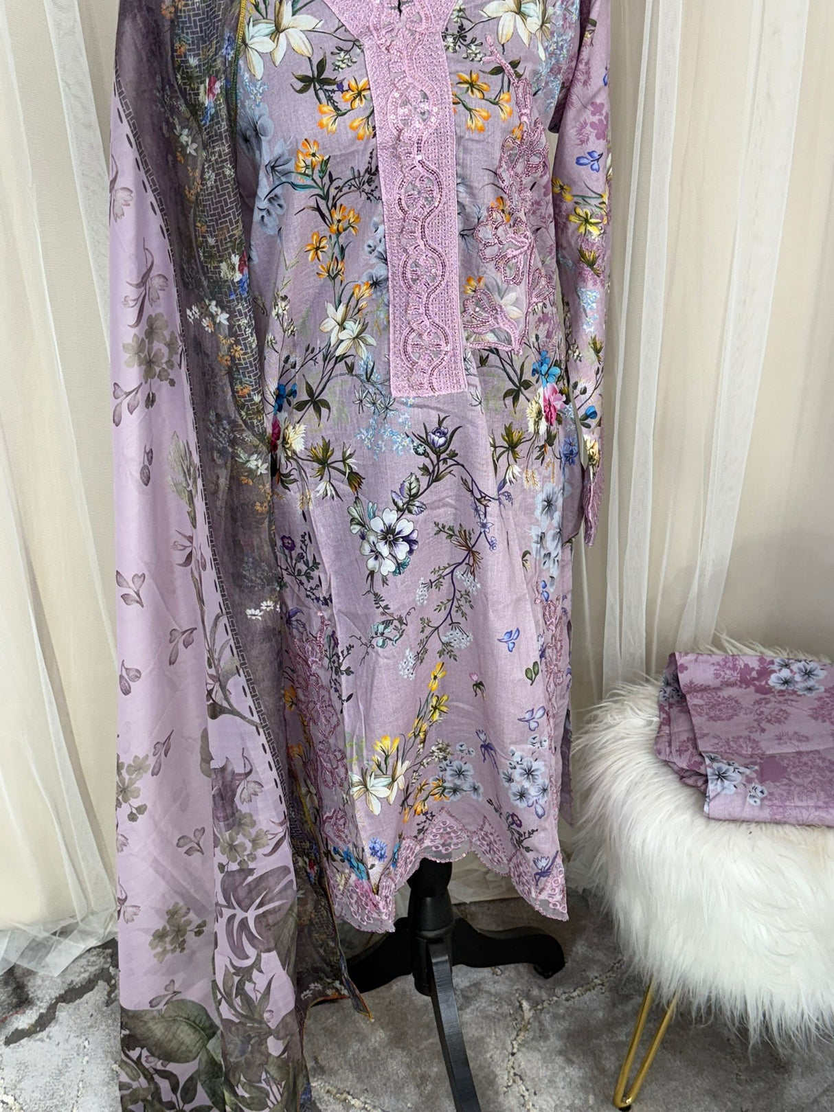 Luxury Embroidered Lawn Ready To Ship
