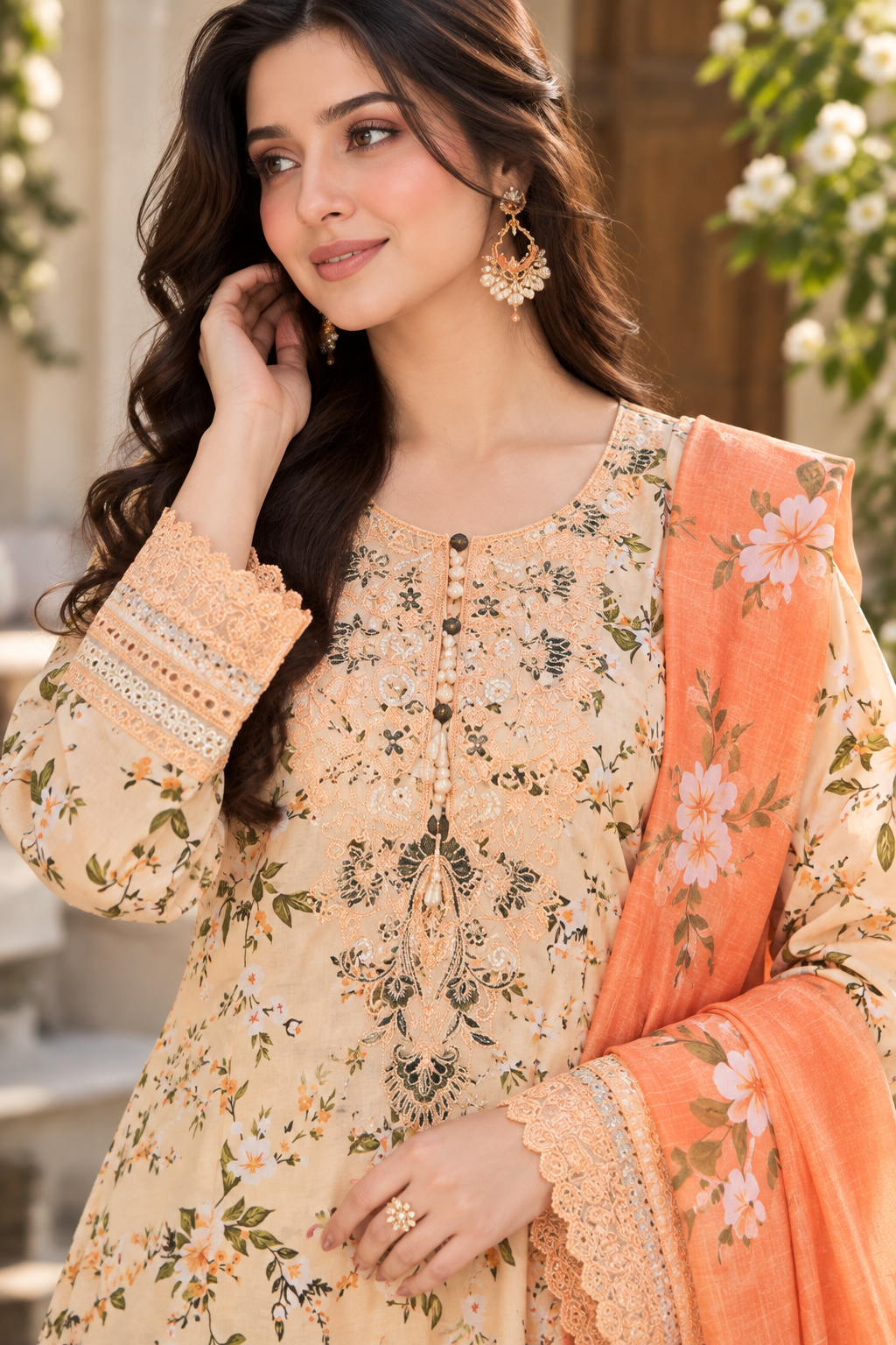 Munira Designers Embroidered Lawn