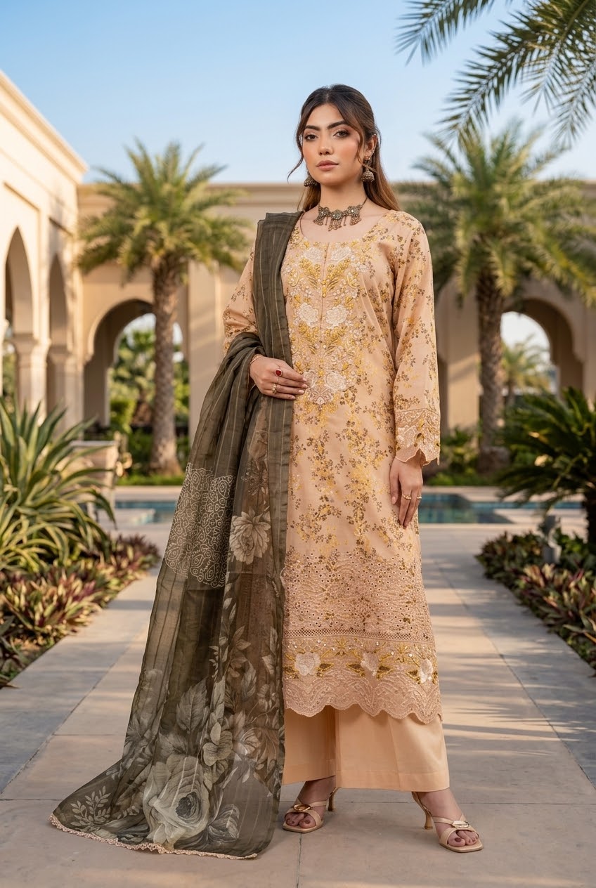 Mehreen By Munira Designer Graceful Heritage Lawn Suit