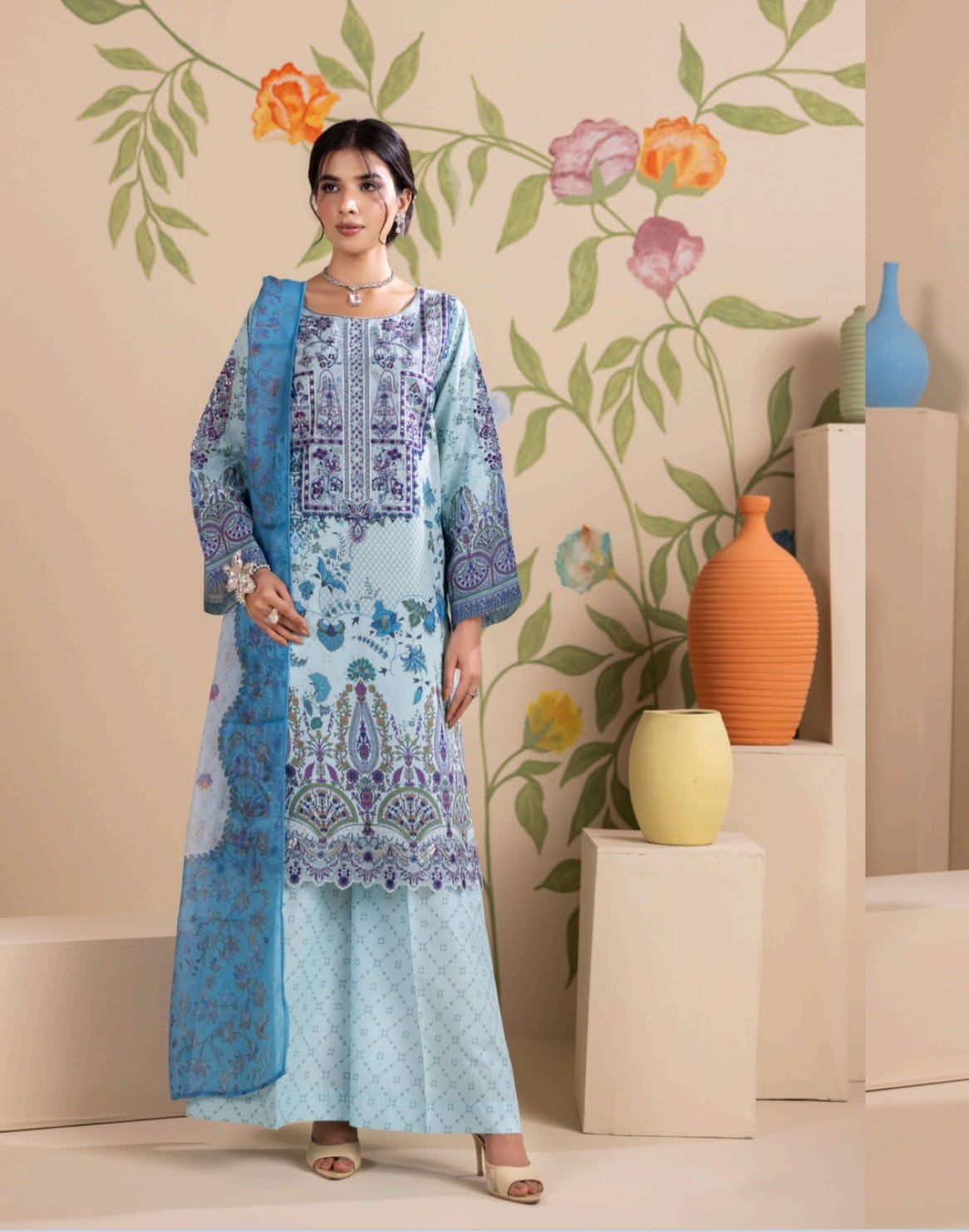 Zennat Embroidered Lawn Collection