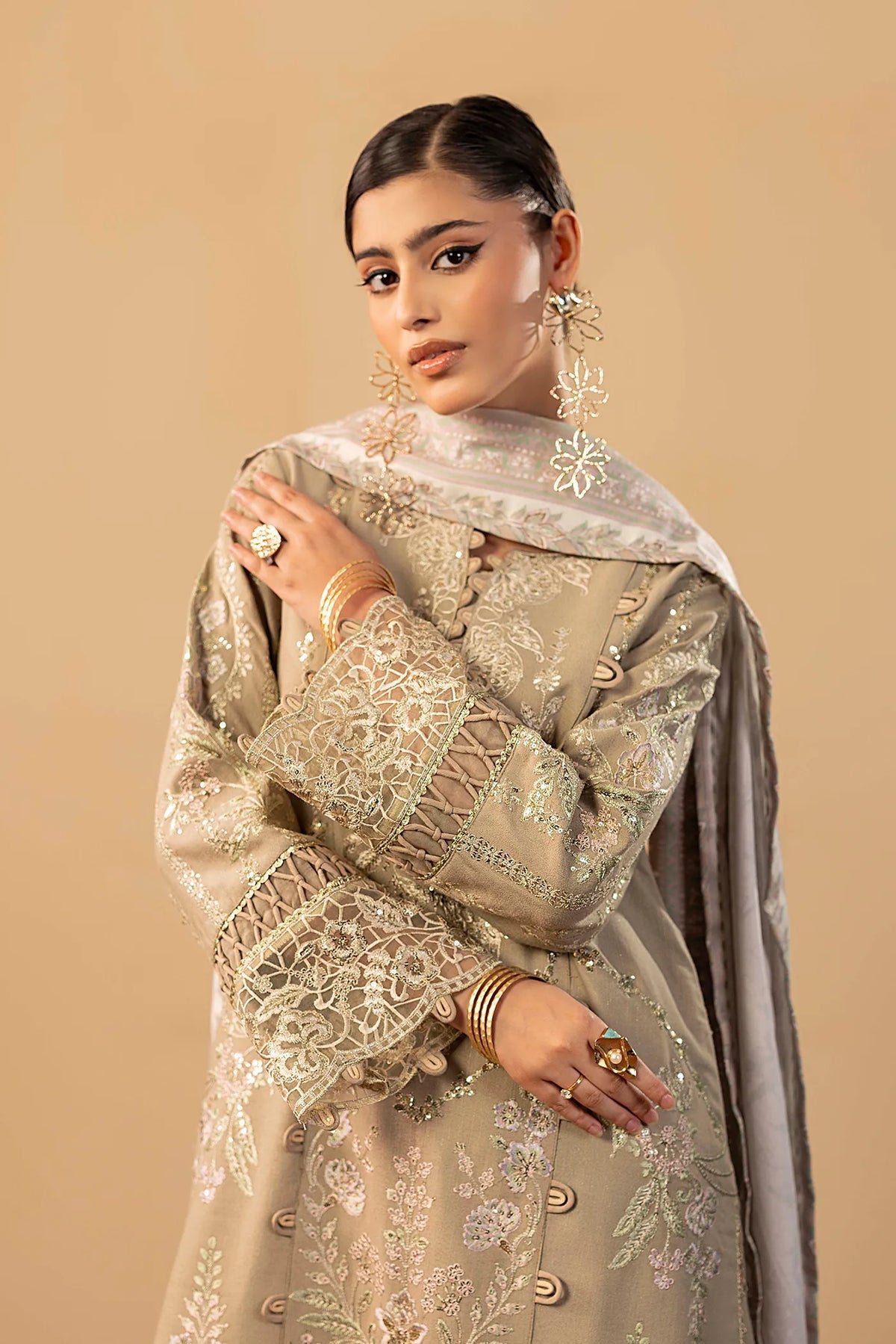 Dhanak By Adan's Libas Embroidered Premium Collection