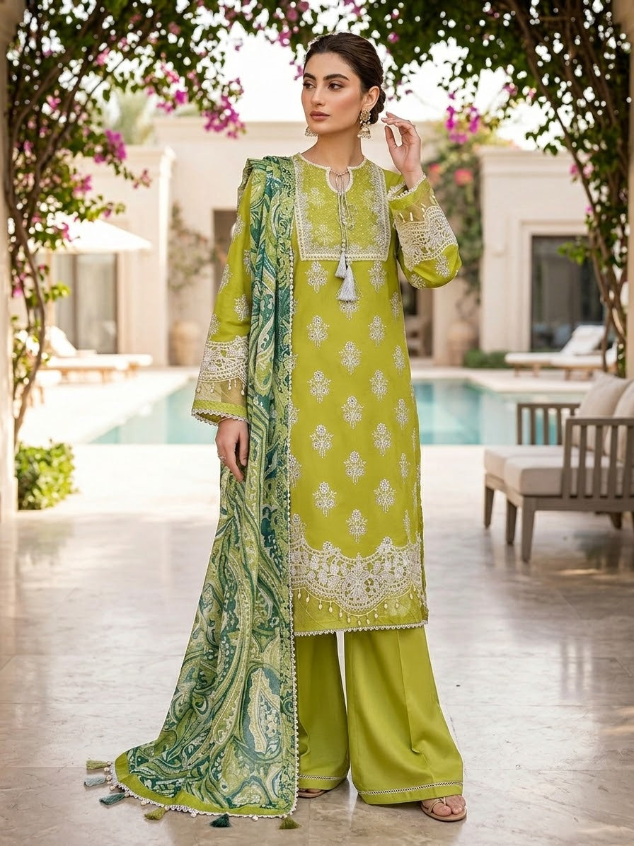 Lawn Chikankari Collection By Adan's Libas