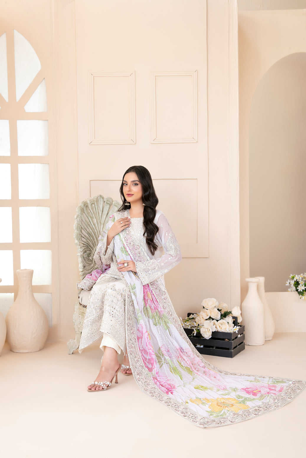 Sunehri Chiffon By Tawakkal