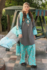 Charizma 3-PC Embroidered Lawn Suit