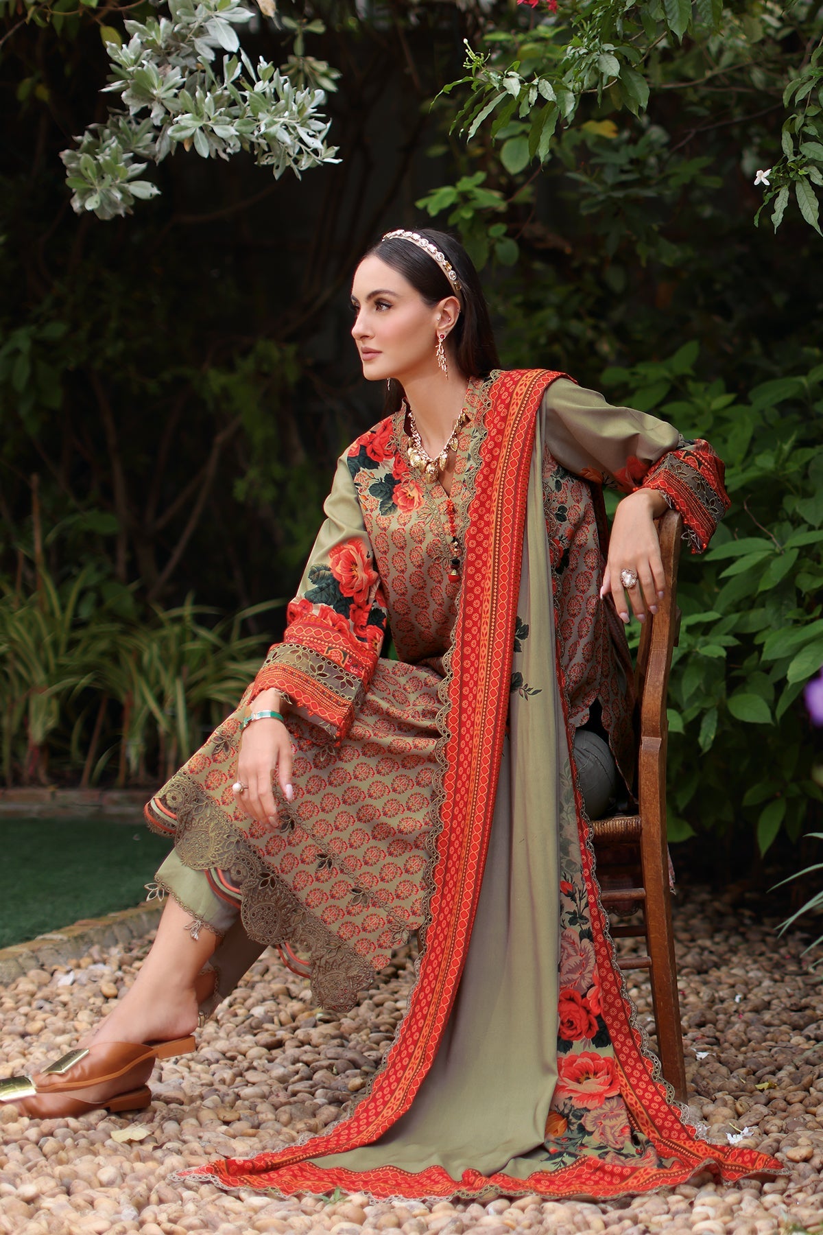 Charizma Luxury Embroidered Suit