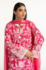 Gul Ahmed Embroidered Lawn Suit