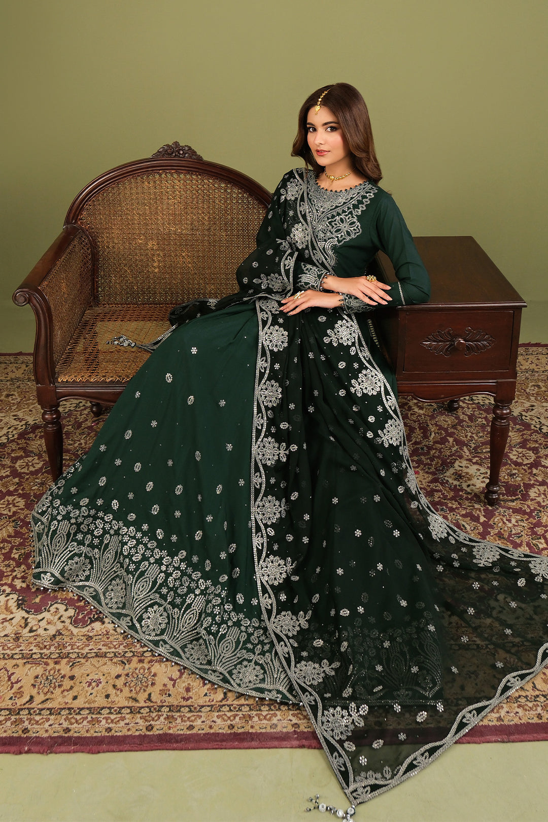 Luxe By Alizeh Raw Silk Suit