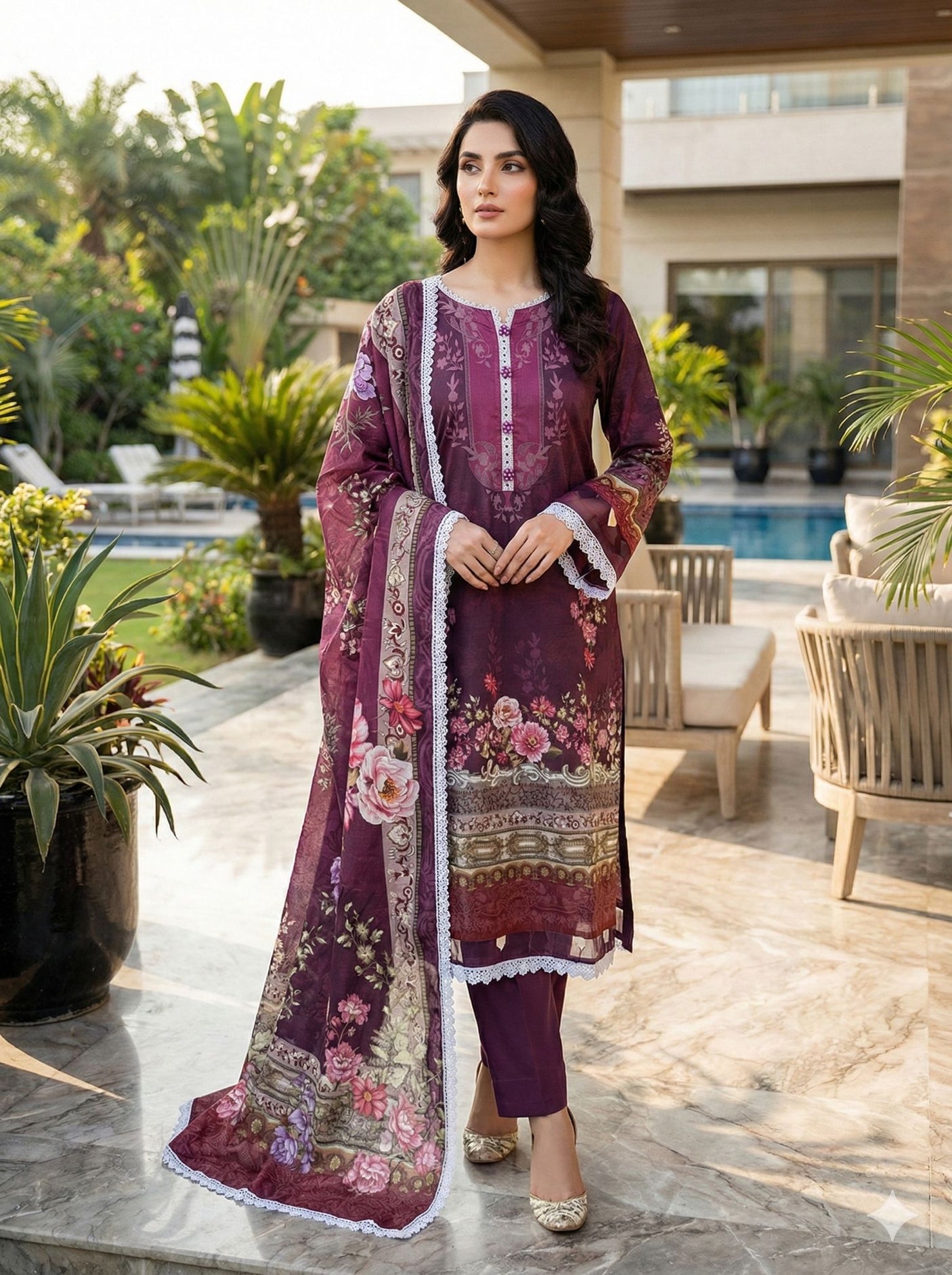 Firdous by Resham Luxury Lawn Collection