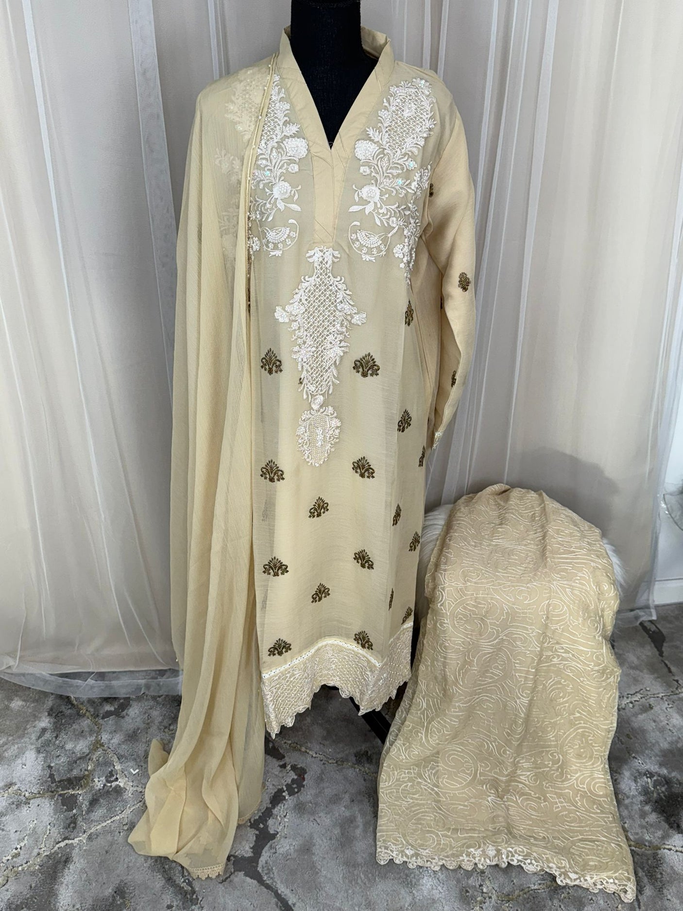 Luxury Embroidered Party wear Ready To Ship