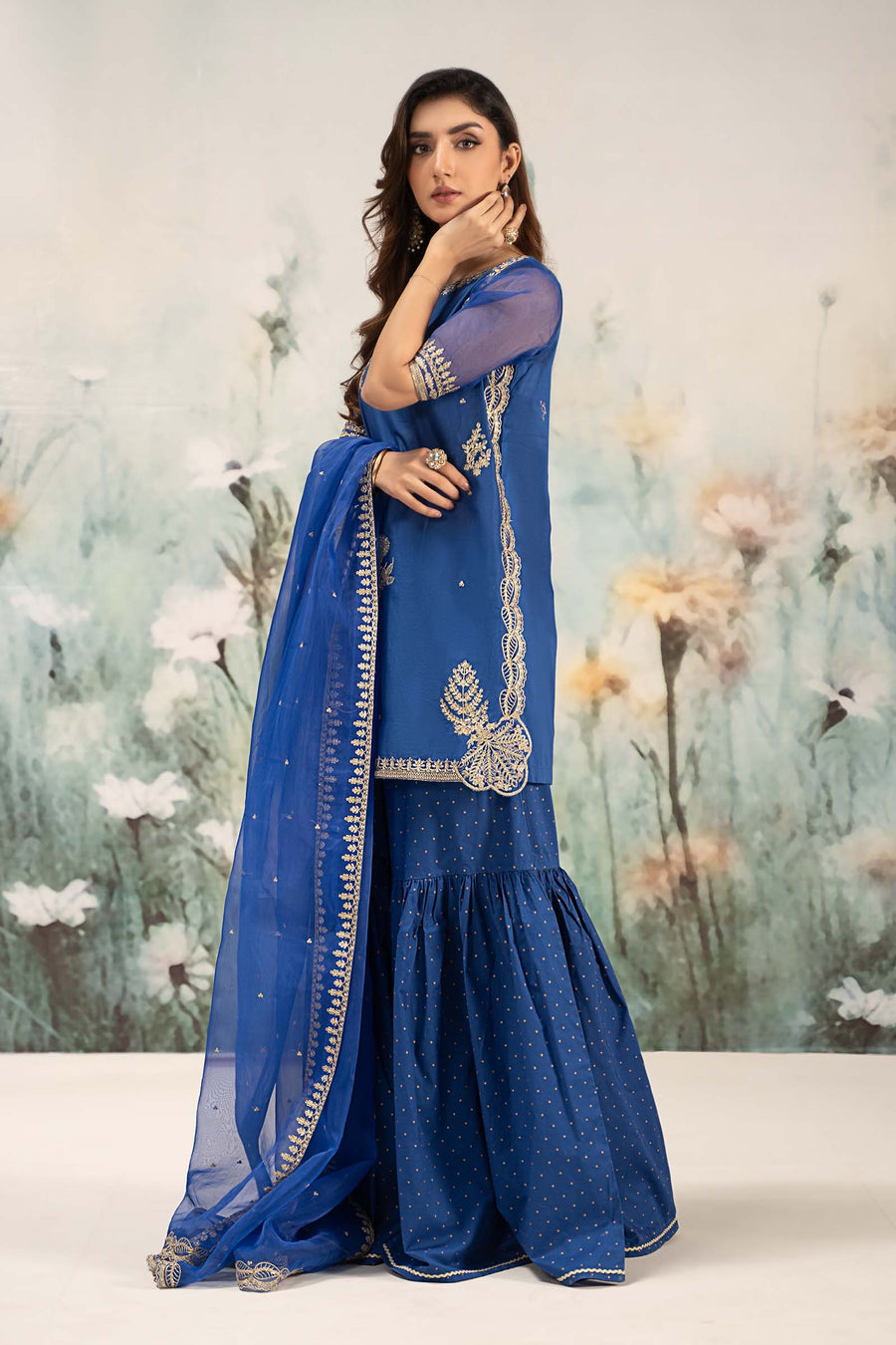 Maria. B. Embroidered Lawn Suit