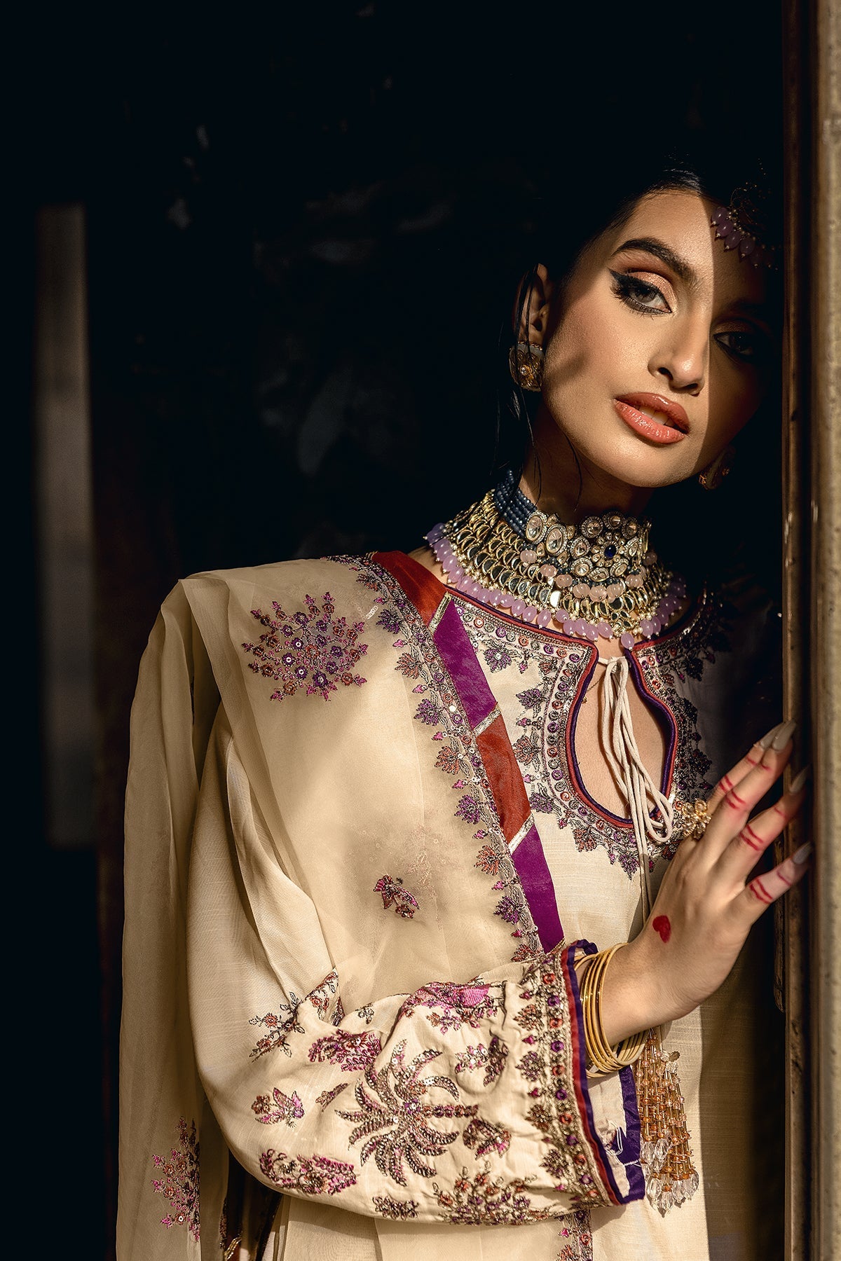 Charizma Luxury Embroidered Suit
