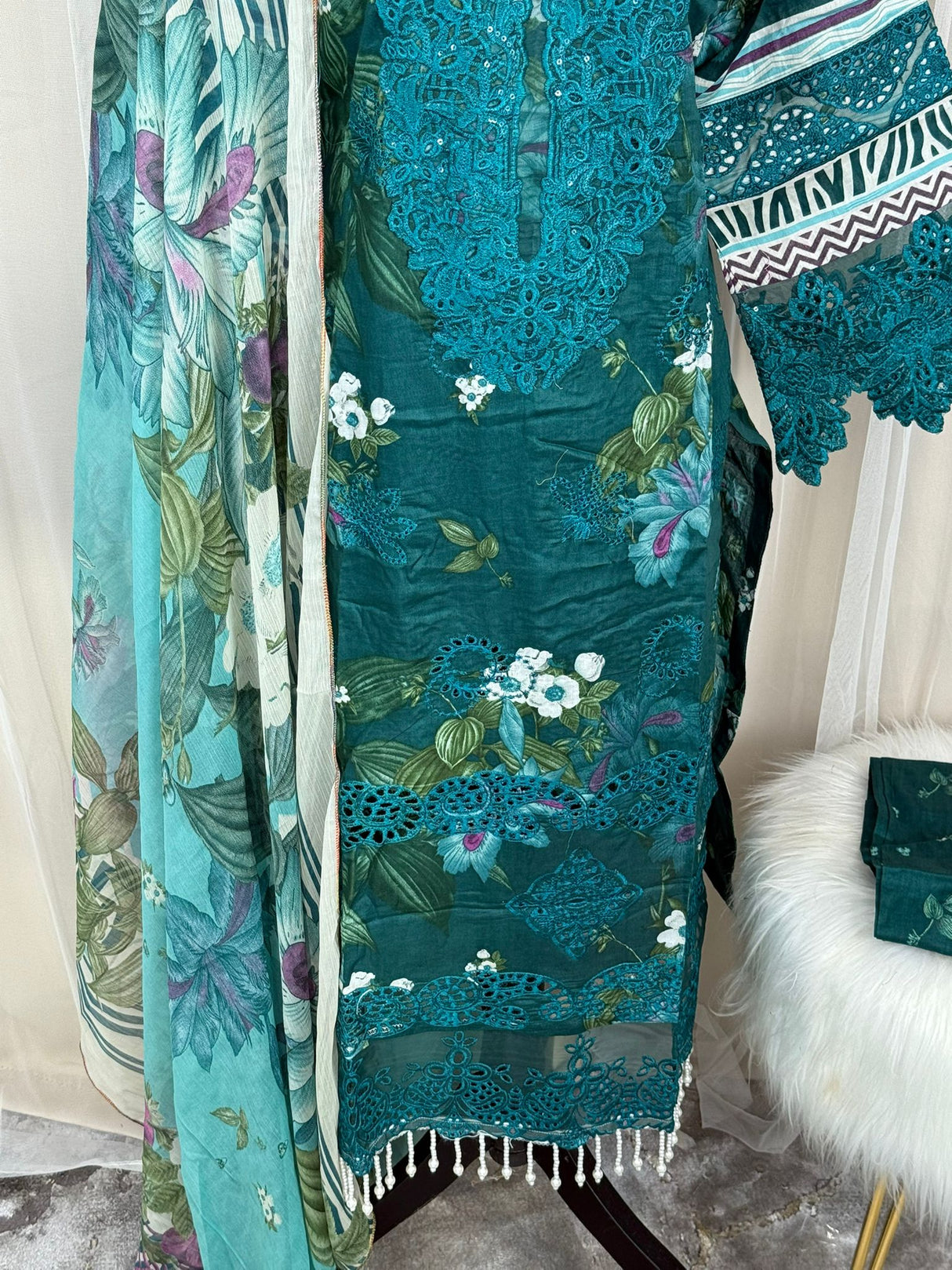 Luxury Embroidered Lawn Ready To Ship