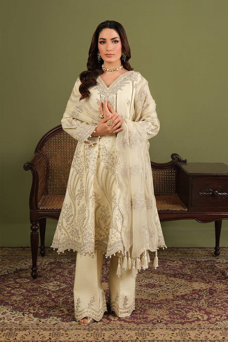 Luxe By Alizeh Raw Silk Suit