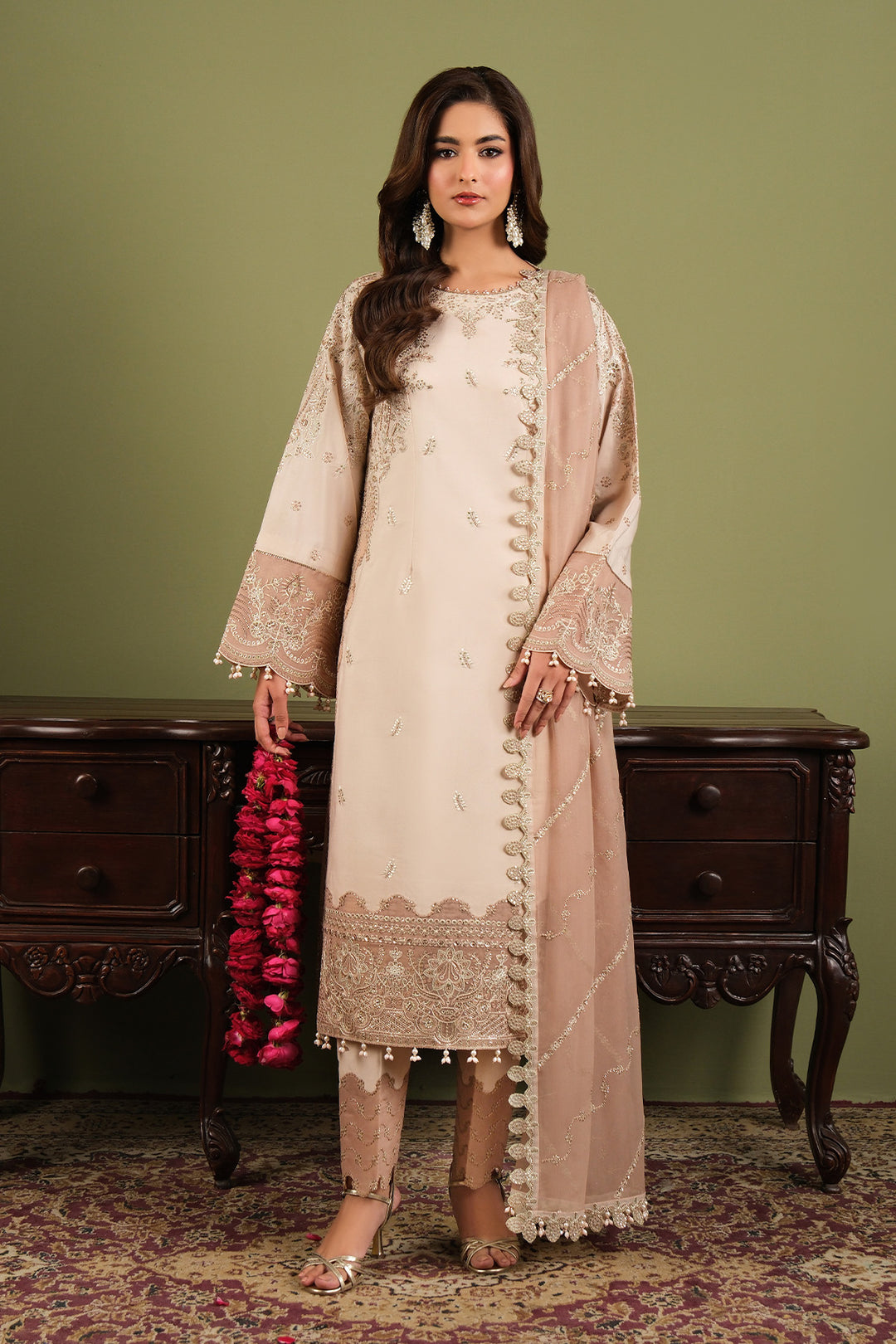 Luxe By Alizeh Raw Silk Suit