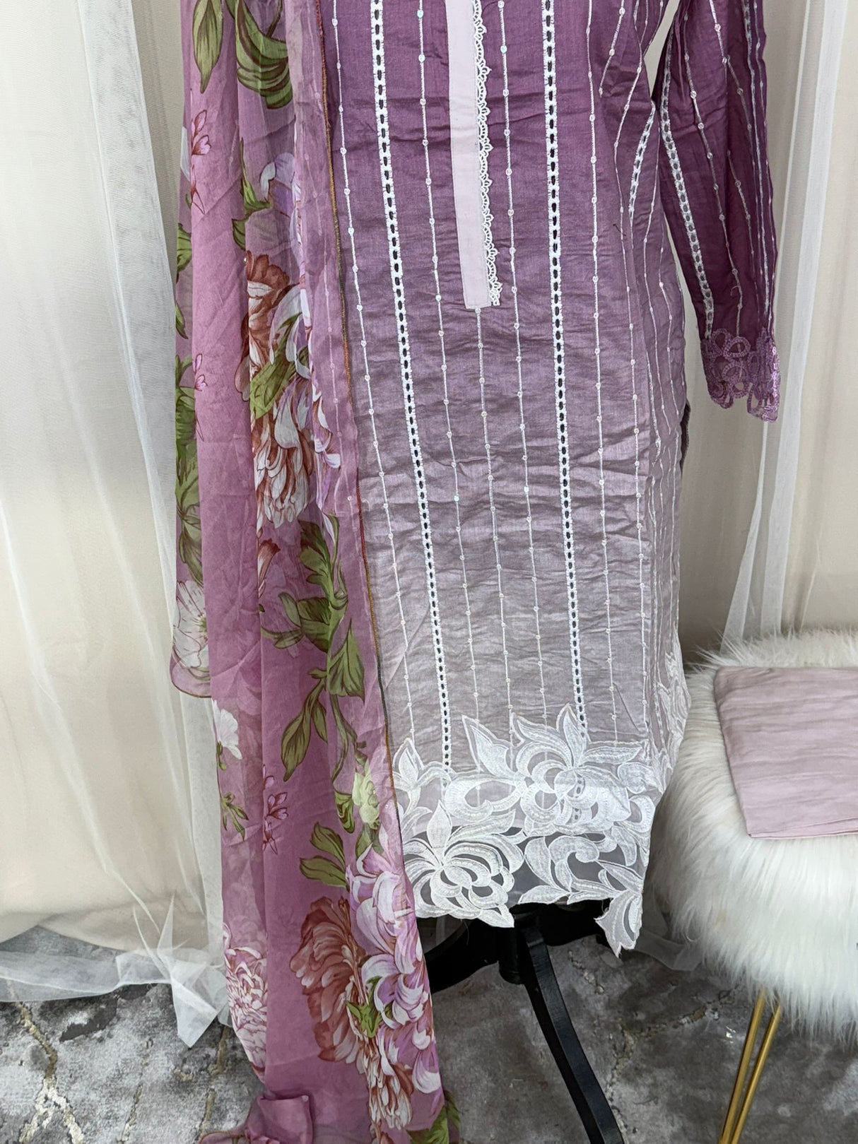 Luxury Embroidered Lawn Ready To Ship