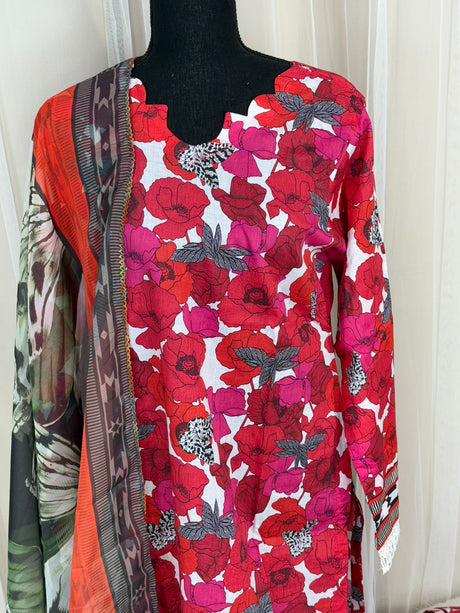 Luxury Embroidered Lawn Ready To Ship