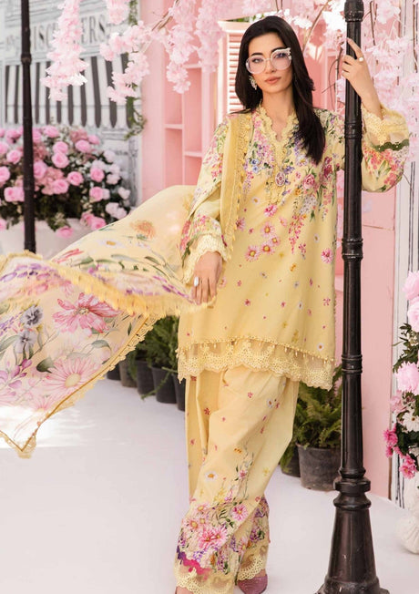 Maria. B. Embroidered Luxury Suit