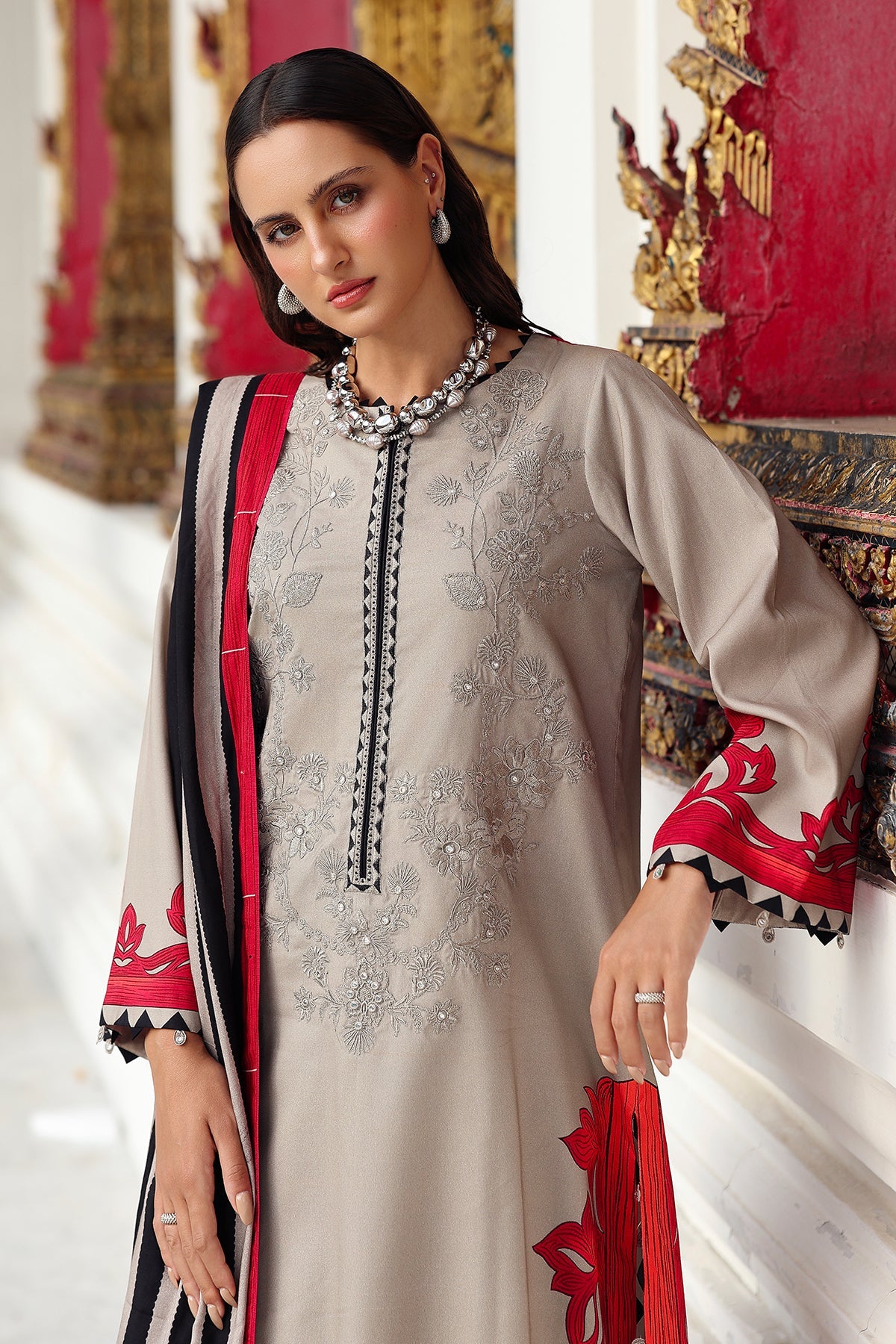 Aniiq By Charizma Embroidered Suit