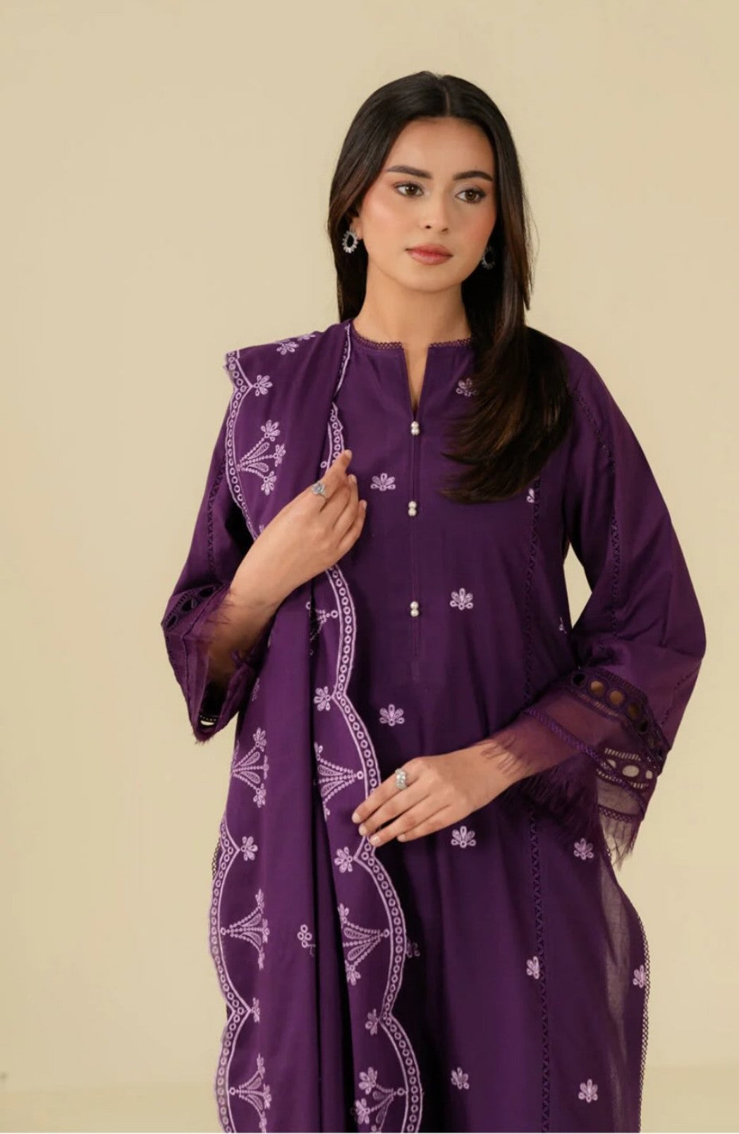 Beena by Beyond Embroidered Lawn 3 Piece