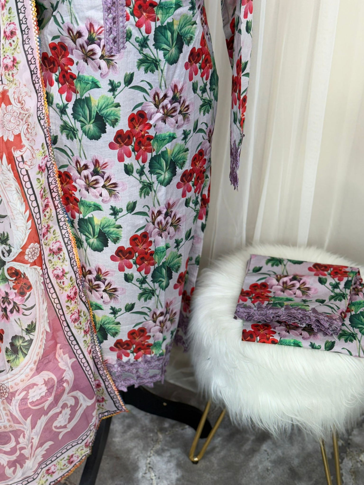 Luxury Embroidered Lawn Ready To Ship