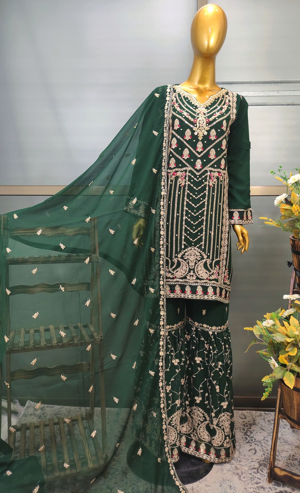 Pakistani Embroidered Party wear Ready To Ship