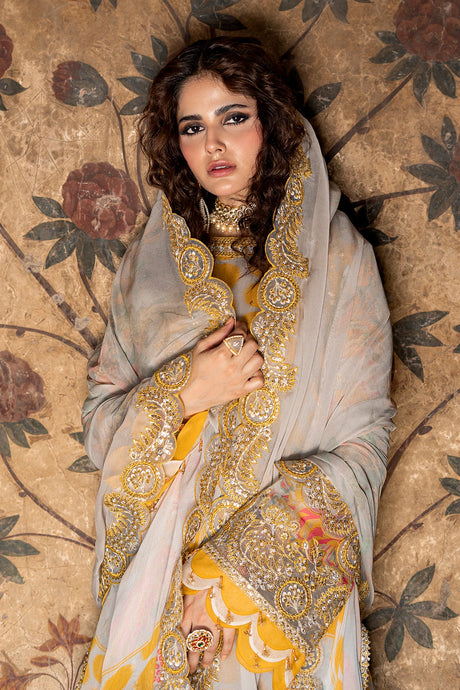 Vasal Embroidered Chiffon Suit By Charizma