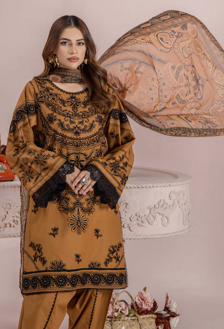 Adan's Libas Embroidered Lawn