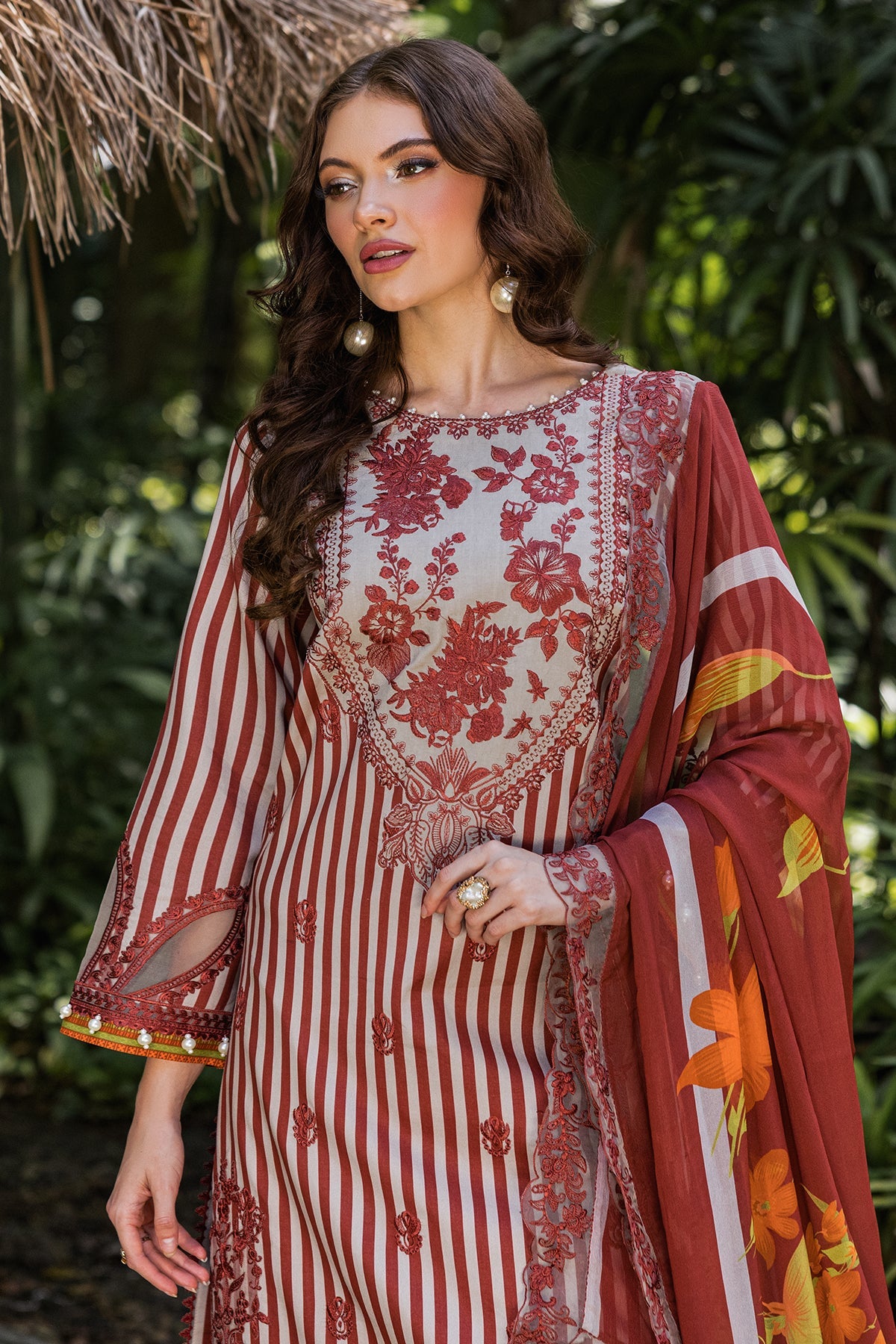 Charizma Luxury Embroidered Suit