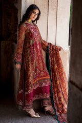 Vasal Embroidered Chiffon Suit By Charizma