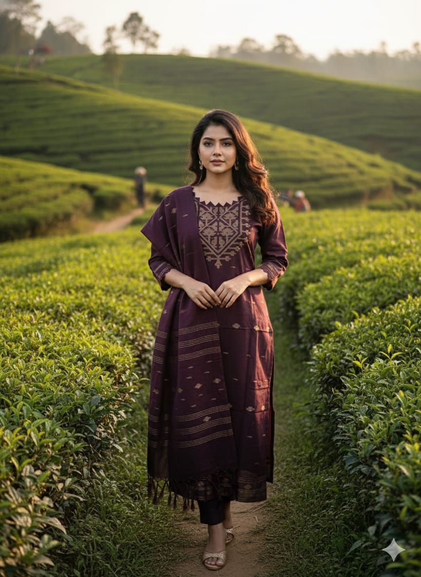 Bangladeshi Jamdani salwar kamiz