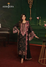Asim Jofa Embroidered 3pc Suit